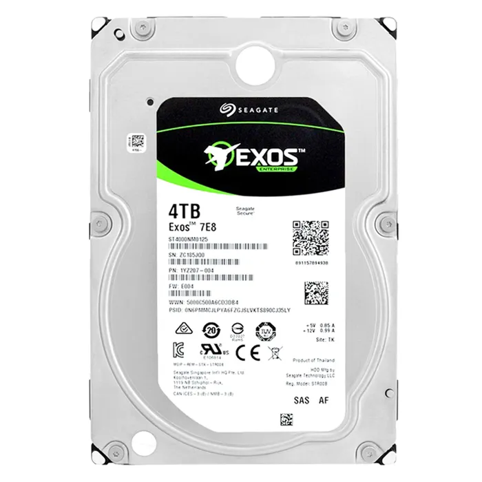 Seagate ST4000NM0125 | Exos 7E8 4TB 7200RPM SAS 12Gb/s 128MB Cache 3.5-inch Hard Drive Refurbished - Seagate refurbished available on Gotodirect