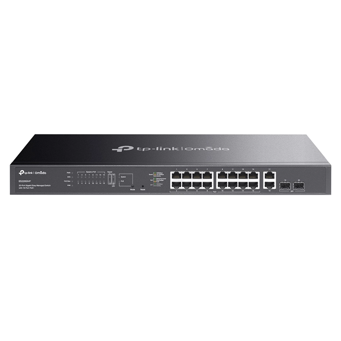 TP-LINK ES220GMP | Omada 20-Port Gigabit Easy Managed Switch with 16-Port PoE+ Refurbished - TP-Link refurbished available on Gotodirect
