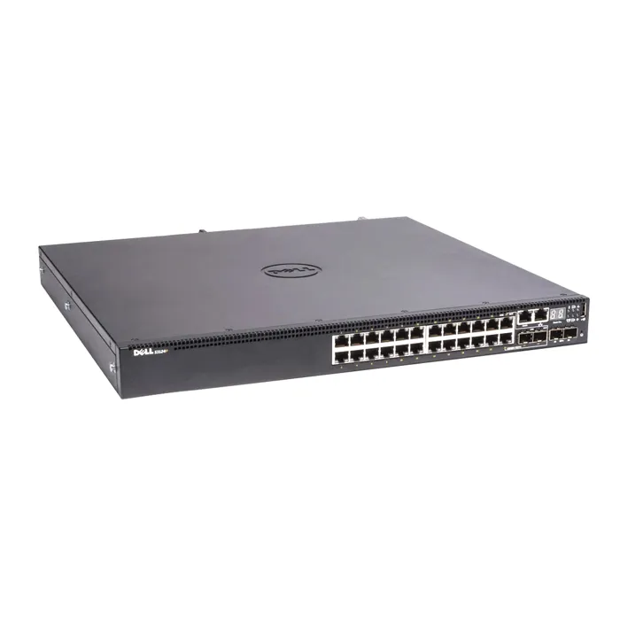 Dell 03FXNM | S3100 Series S3124P 24 x Ports 10/100/1000 PoE+ + 2 x Ports 10 Gigabit SFP+ + 2 x Ports Combo Gigabit SFP Rack-Mountable Layer 3 Managed Gigabit Ethernet Network Switch Refurbished - Dell refurbished available on Gotodirect