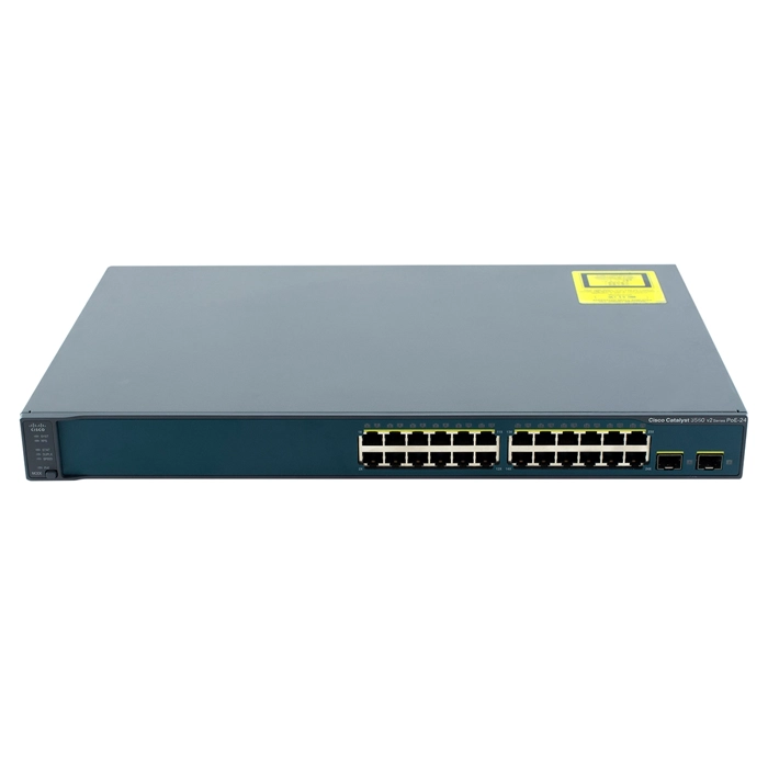 Cisco WS-C3560V2-24PS-S= | Catalyst 3560 Series C3560V2-24PS 24 x RJ-45 Ports PoE+ 10/100Base-TX + 2 x SFP Ports Layer 3 Managed 1U Rack-mountable Fast Ethernet Network Switch Refurbished - Cisco Systems Inc. refurbished available on Gotodirect