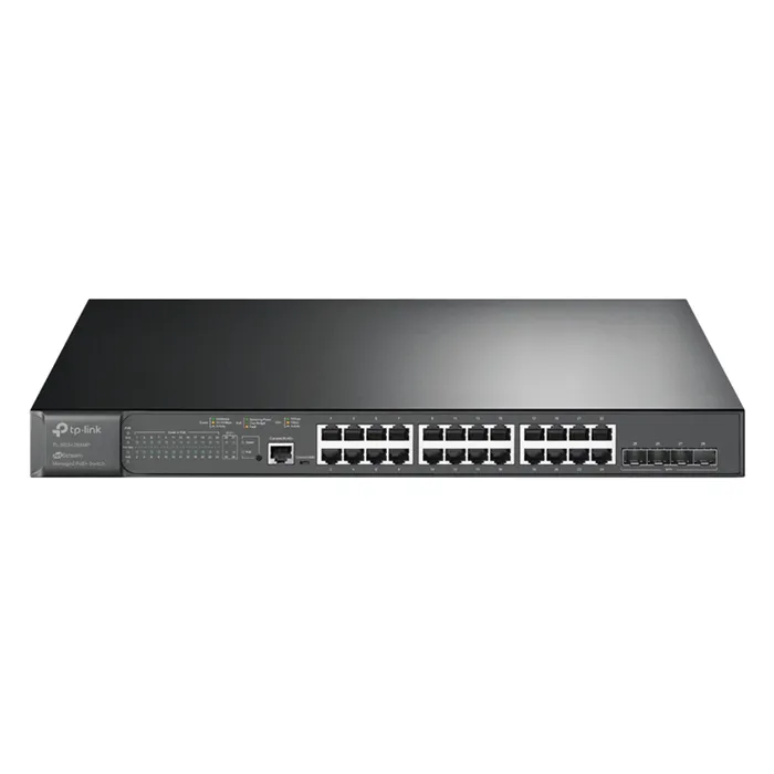 TP-LINK TL-SG3428XMP | JetStream 24-Port Gigabit RJ45 PoE+ & 4x 10GE SFP+ Ports Layer 2 Rack Mountable Managed Switch Refurbished - TP-Link refurbished available on Gotodirect