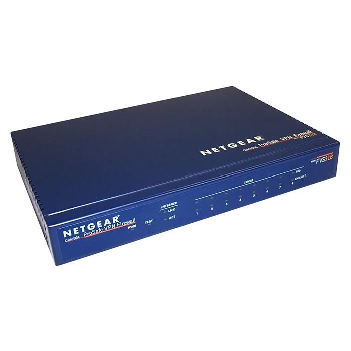Netgear FVS318 | ProSafe VPN Firewall 8 with 8-Ports 10/100Mbps Switch Refurbished - Netgear refurbished available on Gotodirect