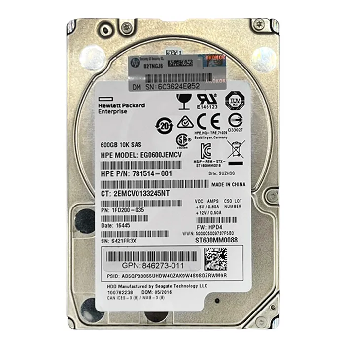 Seagate ST600MM0088 | Enterprise Performance 10K.8 600GB 10000RPM SAS 12Gb/s 128MB Cache 2.5-Inch Hard Drive Refurbished - Seagate refurbished available on Gotodirect
