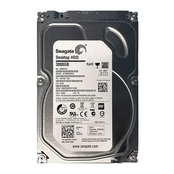 Dell K3PK8 | 3TB 7200RPM SATA 6Gb/s Hot-Pluggable 3.5-Inch Hard Drive for PowerEdge Server & PowerVault Server Refurbished - Dell refurbished available on Gotodirect