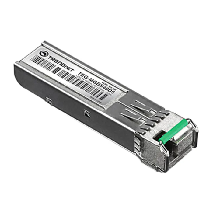 TRENDnet TEG-MGBS40D5 | 1.25Gb/s 1000Base-BX Single-mode Fiber 40km Tx1310nm/Rx1550nm LC Connector SFP Transceiver Module Refurbished -  refurbished available on Gotodirect
