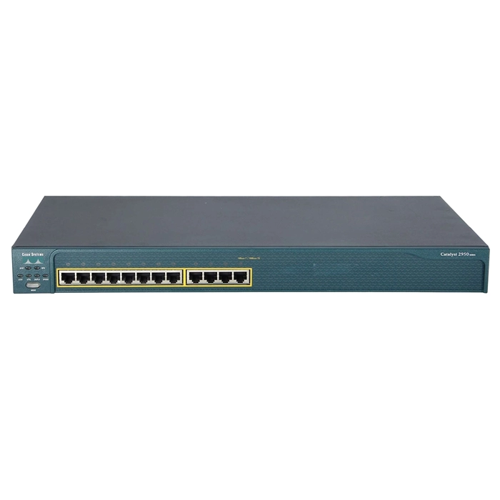 Cisco WS-C2950-12-RF | Catalyst 2950 Series 2950-12 12 x RJ-45 Ports 10/100Base-TX Layer 3 Managed Rack-mountable Fast Ethernet Network Switch Refurbished - Cisco Systems Inc. refurbished available on Gotodirect