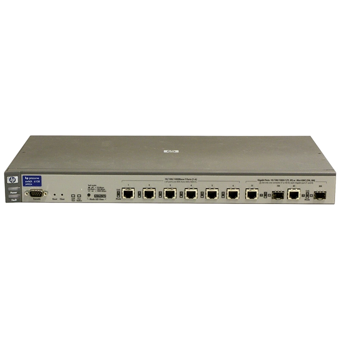 HP J4902A#ABA | ProCurve Switch 6108 8-Port Ethernet Switch Refurbished - Hewlett-Packard (ou HP en abrégé) refurbished available on Gotodirect