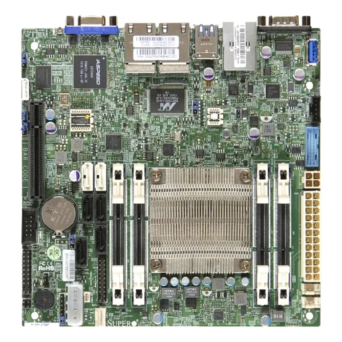 Supermicro MBD-A1SAI-2750F-O | A1SAI-2750F Socket FCBGA-1283 System on Chip Chipset Mini-ITX System Board (Motherboard) Supports Atom C2750 DDR3 4x DIMM Refurbished -  refurbished available on Gotodirect