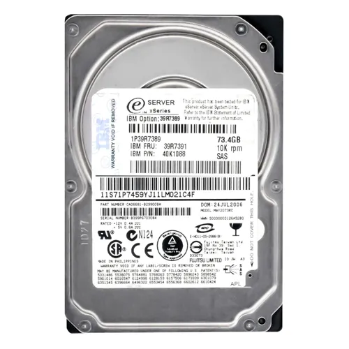 IBM 40K1088 | 73GB 10000RPM SAS 3Gb/s Hot Swappable 2.5-Inch Hard Drive Refurbished -  refurbished available on Gotodirect
