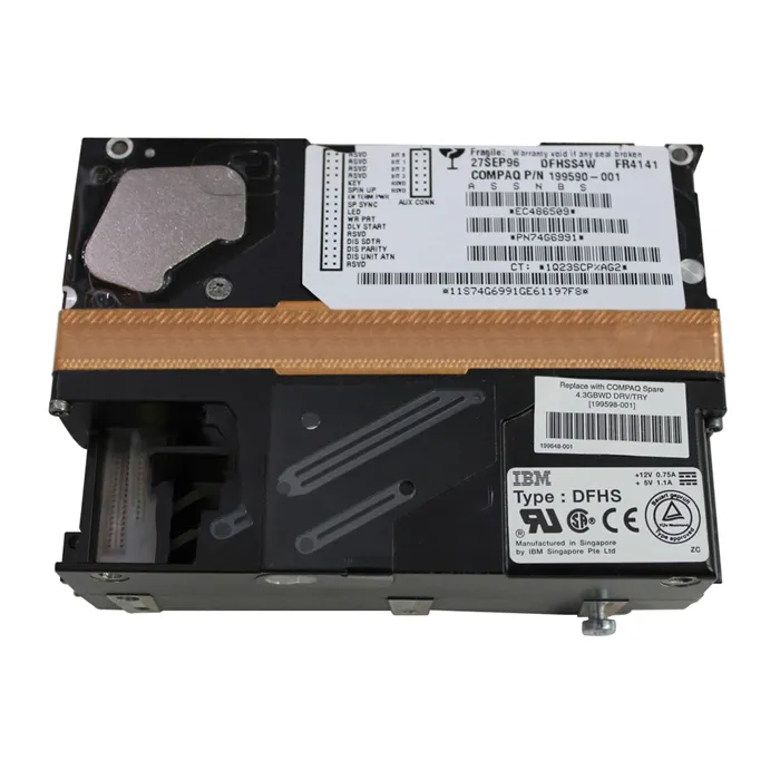 HP 199598-001 | 4.3GB 7200RPM Ultra-2 Fast Wide SCSI Hot-Swappable 80-Pin 3.5-Inch Hard Drive Refurbished - Hewlett-Packard (ou HP en abrégé) refurbished available on Gotodirect