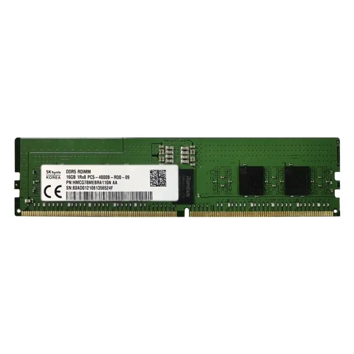 Hynix HMCG78MEBRA110N | 16GB DDR5-4800MHz PC5-38400 ECC Registered RDIMM CL40 1Rx8 1.1V 288-Pin Memory Module Refurbished -  refurbished available on Gotodirect