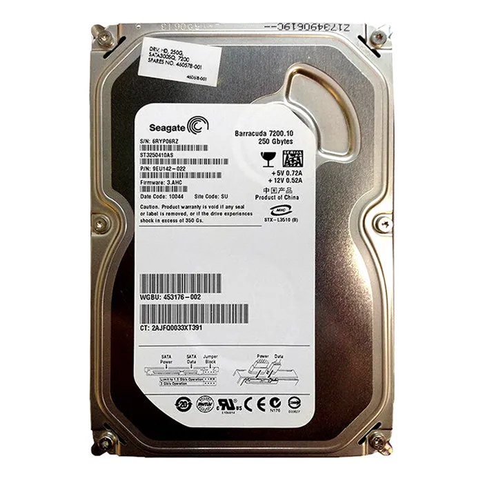 Seagate ST3250410AS | BarraCuda 7200.10 Series 250GB 7200RPM SATA 3Gb/s 16MB Cache (CE) 3.5-Inch Hard Drive Refurbished - Seagate refurbished available on Gotodirect