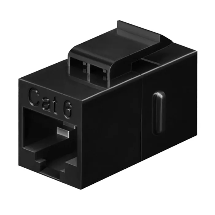 Monoprice 7297 | Cat6 RJ45 Inline Coupler Type Feedthrough Keystone Jack Black Refurbished -  refurbished available on Gotodirect