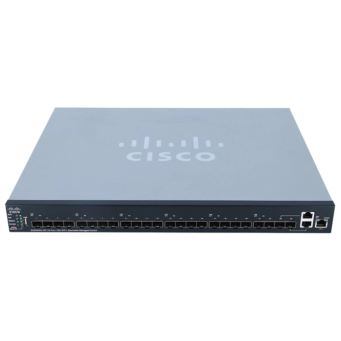 Cisco SG550XG-24F-K9-NA | 550X SG550XG-24F 24 x Ports SFP+ + 2 x Ports Combo SFP with 2 x Ports SFP+ Layer 3 Managed Stackable Gigabit Ethernet Network Switch Refurbished - Cisco Systems Inc. refurbished available on Gotodirect