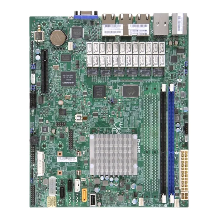 Supermicro A1SRMLN7F2358O | Intel Atom C2358 DDR3 SATA3 V&7GBe Microatx Motherboard & CPU Combo Refurbished -  refurbished available on Gotodirect