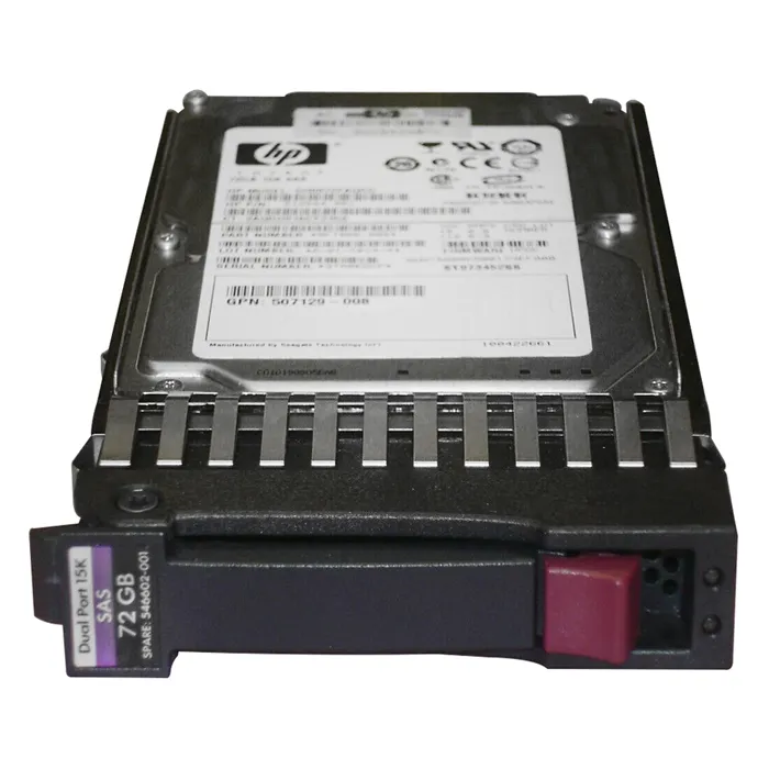 Buy HP 546602-001 | 72GB 15000RPM SAS 6Gb/s Dual Port Hot Swappable 2.5-Inch Hard Drive Refurbished - $118.33 HP 546602-001 | 72GB 15000RPM SAS 6Gb/s Dual Port Hot Swappable 2.5-Inch Hard Drive Refurbished - Hewlett-Packard (ou HP en abrégé) refurbished available on Gotodirect