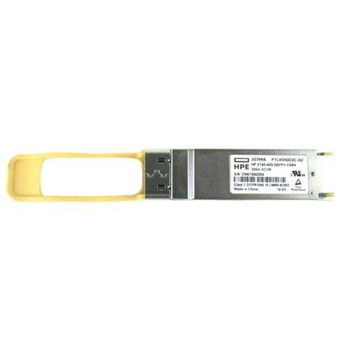 HP JG709-61001 | X140 40Gb/s 40GBase-CSR4 Multi-Mode Fibre 850nm 300m MPO Connector QSFP+ Transceiver Module Refurbished - Hewlett-Packard (ou HP en abrégé) refurbished available on Gotodirect
