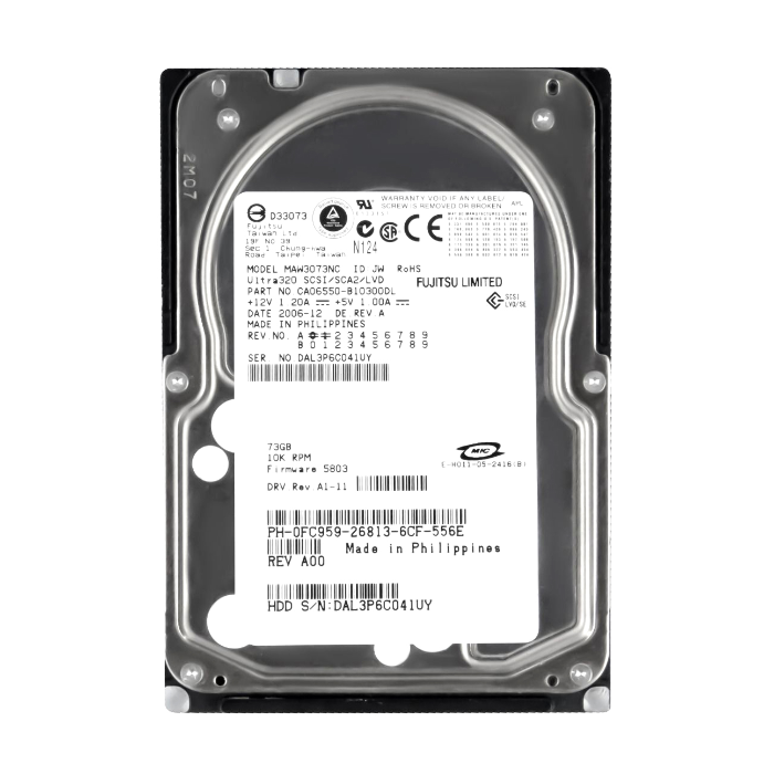 Dell FC959 | 73GB 10000RPM Ultra320 SCSI 80-Pin 3.5-Inch Hard Drive Refurbished - Dell refurbished available on Gotodirect