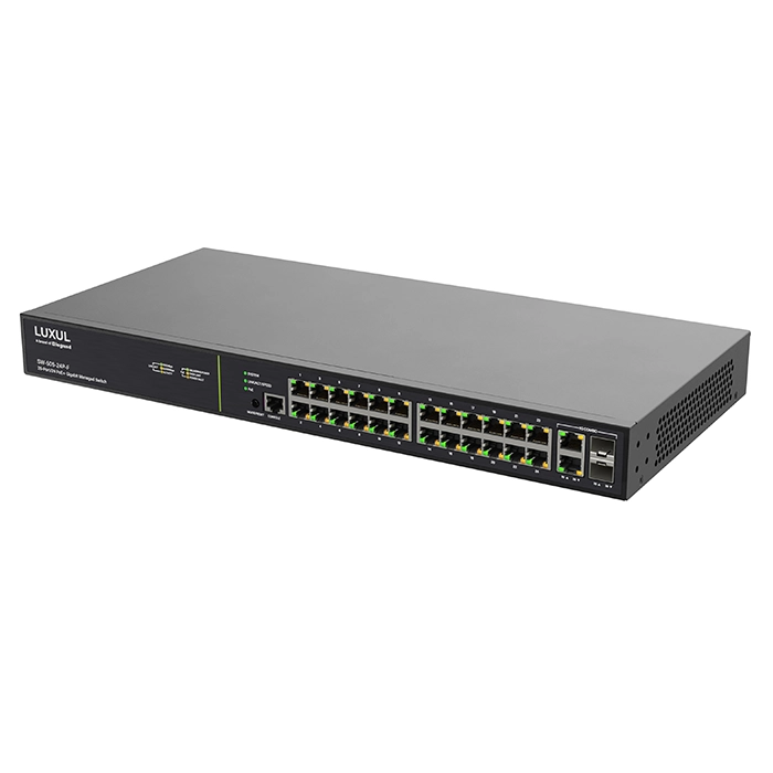 Buy Luxul SW-505-24P-F | 24 PoE+ and 2 Combo RJ45/SFP Ports Gigabit L2/L3 Managed Switch Refurbished - $1101.48 Luxul SW-505-24P-F | 24 PoE+ and 2 Combo RJ45/SFP Ports Gigabit L2/L3 Managed Switch Refurbished - refurbished available on Gotodirect