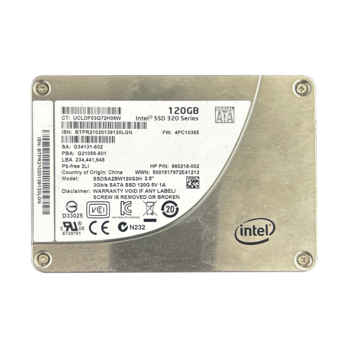 Intel SSDSA2BW120G3H | 320 120GB Multi-Level Cell SATA 3Gb/s 2.5-Inch Solid State Drive Refurbished - Intel refurbished available on Gotodirect