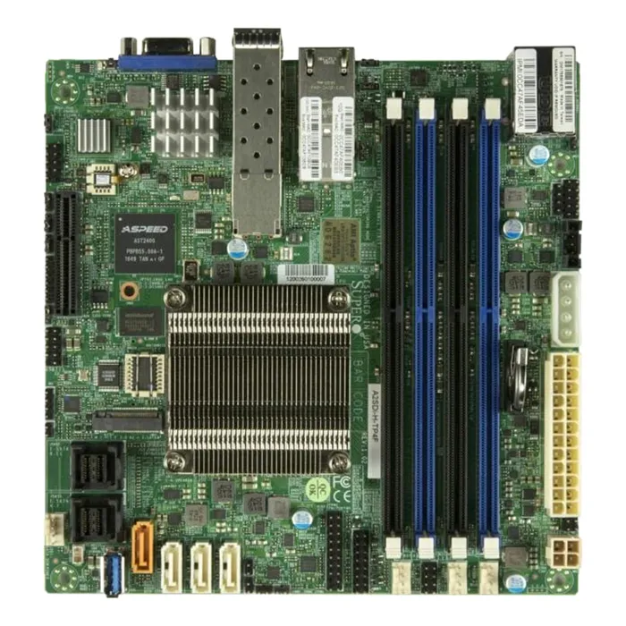 Supermicro MBD-A2SDI-H-TP4F | A2SDi-H-TP4F Socket FCBGA-1310 System on Chip Chipset Mini-ITX System Board (Motherboard) Supports Atom C3958 DDR4 4x DIMM Refurbished -  refurbished available on Gotodirect