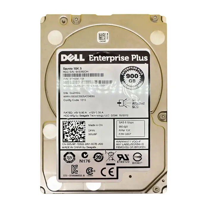 Seagate 9TH066-158 | Savvio 10K.5 Series 900GB 10000RPM SAS 6Gb/s 64MB Cache (CE) 2.5-Inch Hard Drive Refurbished - Seagate refurbished available on Gotodirect
