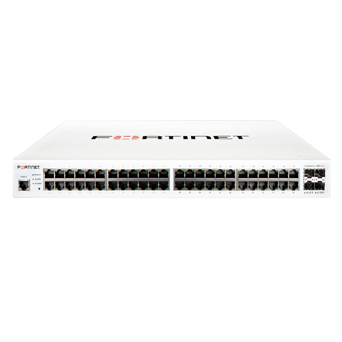 Fortinet FS-148E-POE | FortiSwitch 100 Series 24 x Ports 1000Base-T PoE + 4 x Ports Gigabit SFP + 24 x Ports 1000Base-T 1U Rack-mountable Layer 2 Managed Gigabit Ethernet Network Switch Refurbished - Fortinet refurbished available on Gotodirect