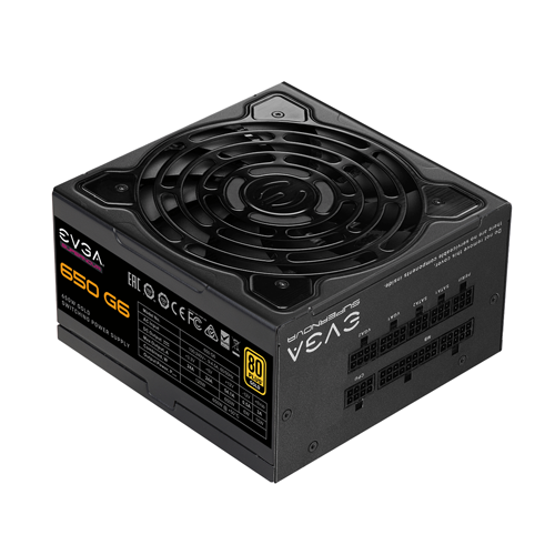 EVGA 220-G6-0650-X1 | SuperNOVA G6 650-Watts 100-240V AC 9-4.5A 60-50Hz 80-Plus Gold Fully Modular Power Supply with FDB Fan Refurbished - EVGA refurbished available on Gotodirect