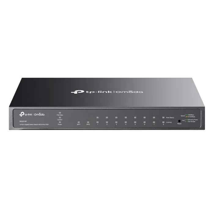 TP-LINK SG2210P | Omada 10-Port Gigabit Smart Switch with 8-Port PoE+ Refurbished - TP-Link refurbished available on Gotodirect
