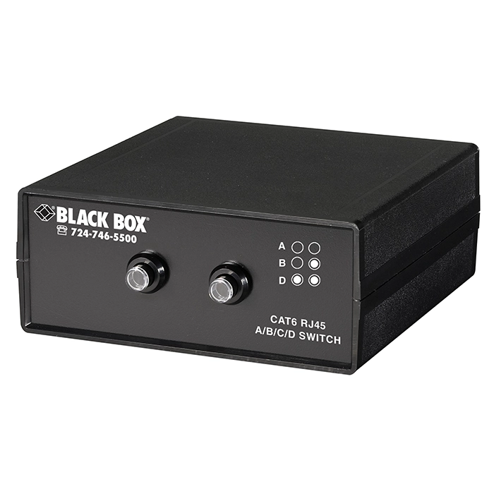 Black Box SW1031A | RJ45 3-to-1 CAT6 Ethernet 10G Manual Desktop Switch Refurbished -  refurbished available on Gotodirect