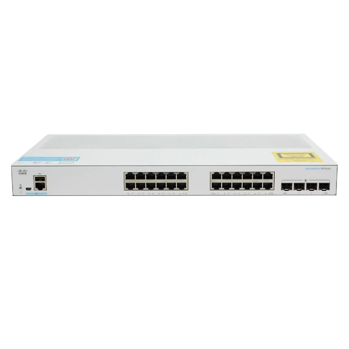 Cisco CBS350-24T-4G-NA-RF | Business 350 Series CBS350-24T-4G 24 x RJ-45 Ports 10/100/1000Base-T 4 x SFP Ports Layer 3 Managed Rack-mountable Gigabit Ethernet Network Switch Refurbished - Cisco Systems Inc. refurbished available on Gotodirect
