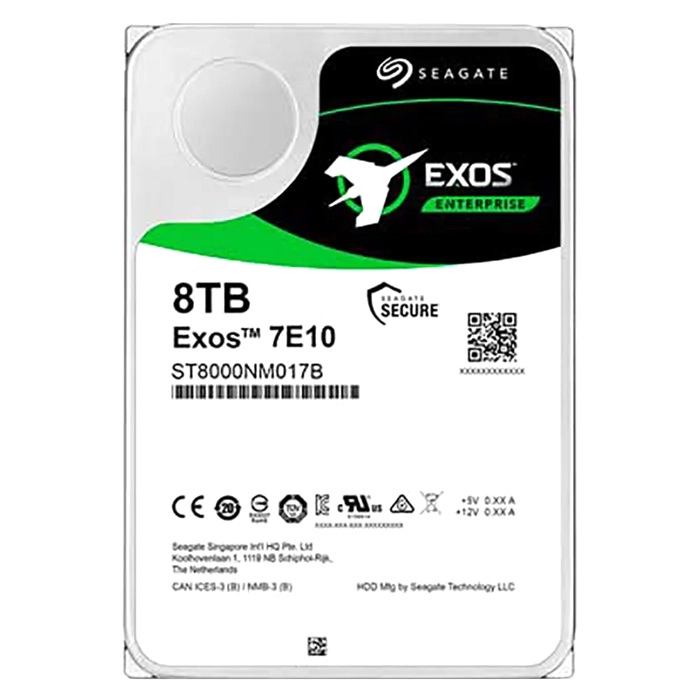 Seagate ST8000NM017B | Exos 7E10 8TB SATA 6Gb/s 256MB Cache 3.5-Inch Hard Drive Refurbished - Seagate refurbished available on Gotodirect