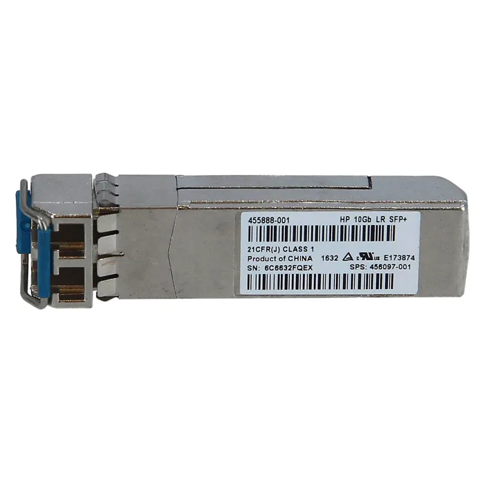 HP 456097-001 | 10Gb/s 10GBase-LR Single-Mode Fibre 1310nm 10km Fibre Channel Duplex LC Connector SFP+ Transceiver Module Refurbished - Hewlett-Packard (ou HP en abrégé) refurbished available on Gotodirect