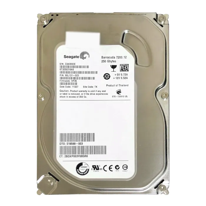 Seagate 9SL131-023 | BarraCuda 7200.12 Series 250GB 7200RPM SATA 3Gb/s 8MB Cache (CE) 3.5-Inch Hard Drive Refurbished - Seagate refurbished available on Gotodirect