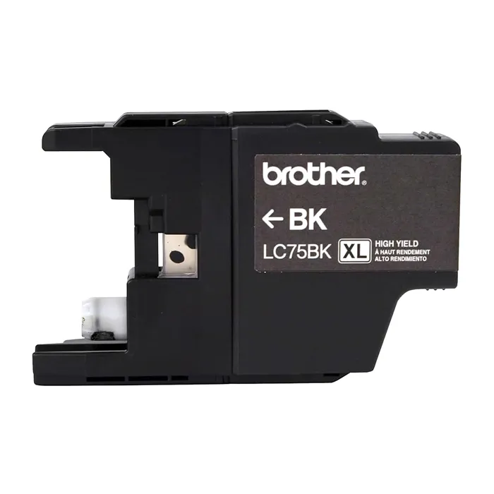 Brother LC75BKS | High-yield Ink Black Approx 600 Pages for MFC-J280W/ MFC-J425W/ MFC-J430w/ MFC-J435W/ MFC-J5910DW/ MFC-J625DW/ MFC-J6510DW Refurbished - Brother refurbished available on Gotodirect