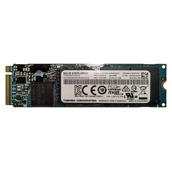 Lenovo 00JT051 | 512GB Multi-Level Cell PCI Express NVMe 3.0 x4 M.2 2280 Solid State Drive Refurbished - Lenovo refurbished available on Gotodirect