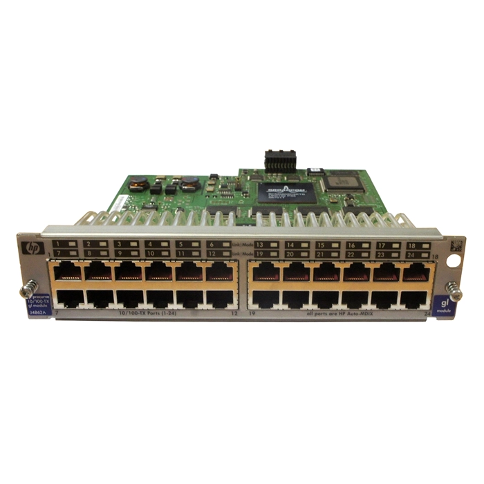 HP J4862A | ProCurve 4104GL 24 x Ports 10/100Base-TX Layer 2 Fast Ethernet Switch Module Refurbished - Hewlett-Packard (ou HP en abrégé) refurbished available on Gotodirect