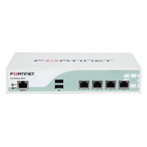 Fortinet FG-80D | FortiGate 80D 4 x Ports 1000Base-T Desktop Network Security Firewall Refurbished - Fortinet refurbished available on Gotodirect