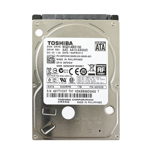 Dell 6FDGW | 1TB 5400RPM SATA 3Gb/s 8MB Cache 2.5-Inch Hard Drive Refurbished - Dell refurbished available on Gotodirect