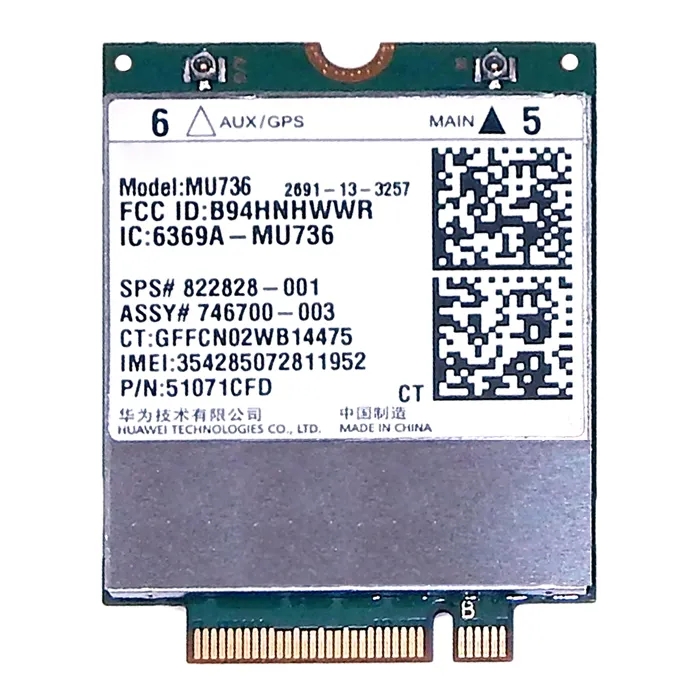 HP 746700-003 | HS3110 HSPA+ W10 WWAN Module M.2 Network Card Refurbished - Hewlett-Packard (ou HP en abrégé) refurbished available on Gotodirect