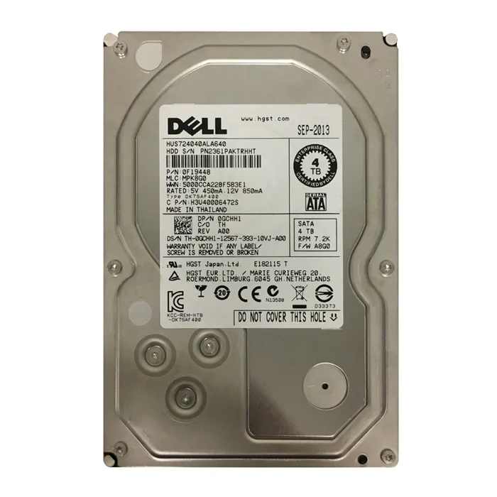 HGST 0F19448 | Ultrastar 7K4000 Series 4TB 7200RPM SATA 6Gb/s 64MB Cache 512n 3.5-inch Enterprise Hard Drive Refurbished - HGST (a subsidiary of Western Digital) refurbished available on Gotodirect