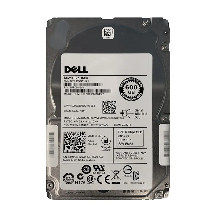 Seagate 9PP066-251 | 600GB 10000RPM SAS 6Gb/s 2.5-Inch 16MB Cache Savvio Hard Drive Refurbished - Seagate refurbished available on Gotodirect