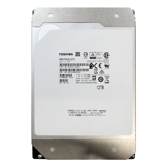 Toshiba MG07ACA12TE | Enterprise Capacity MG07ACA Series 12TB 7200RPM SATA 6GB/s 256MB Cache (512e) 3.5-Inch Nearline Hard Drive Refurbished - Toshiba refurbished available on Gotodirect