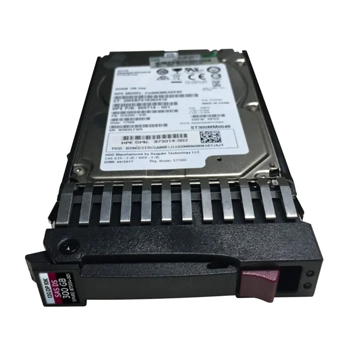 HP 873034-001 | 300GB 10000RPM SAS 12Gb/s SFF Hot-Pluggable Dual Port 2.5-inch Hard Drive for Gen1 to Gen7 ProLiant Server Refurbished - Hewlett-Packard (ou HP en abrégé) refurbished available on Gotodirect