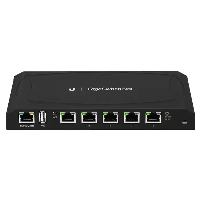 Buy Ubiquiti ES-5XP-US | EdgeSwitch 5XP 5x Gigabit 1000Base-T RJ45 PoE Ports with 1x Management (LAN) RJ-45 1x USB 2.0 Type A Managed Switch Refurbished - $310.00 Ubiquiti ES-5XP-US | EdgeSwitch 5XP 5x Gigabit 1000Base-T RJ45 PoE Ports with 1x Management (LAN) RJ-45 1x USB 2.0 Type A Managed Switch Refurbished - Ubiquiti refurbished available on Gotodirect