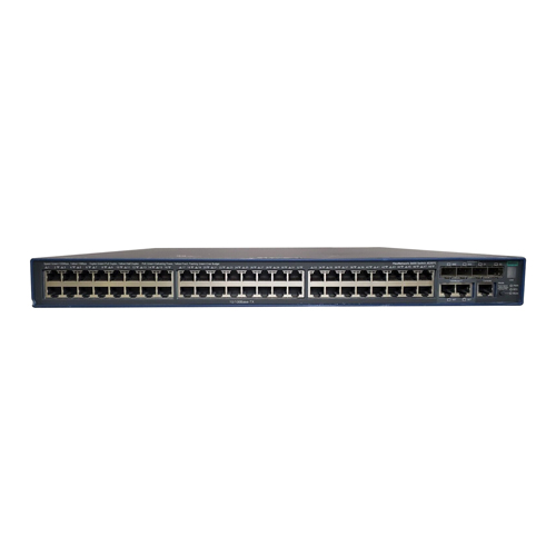 HP JG307-61001 | FlexNetwork 3600 SI Series 3600–48 PoE+ v2 48 x 10/100BaseTX RJ-45 PoE+ and 4 x 1GbE SFP and 2 x Shared RJ-45 Ports Layer 3 Managed Stackable Fast Ethernet Network Switch Refurbished - Hewlett-Packard (ou HP en abrégé) refurbished available on Gotodirect