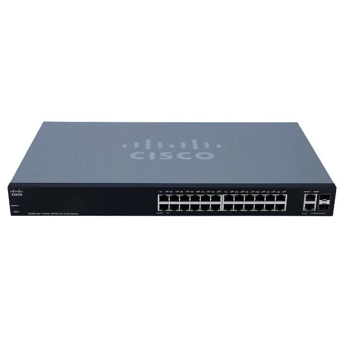 Cisco SF220-24P-K9-NA | SF220-24P 24-Ports 10/100 PoE Smart Plus Switch Refurbished - Cisco Systems Inc. refurbished available on Gotodirect