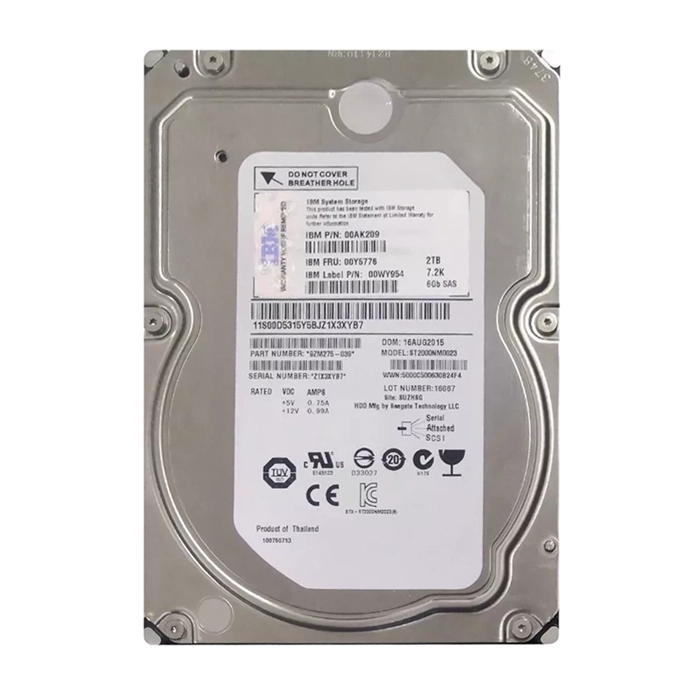 IBM 00Y5776 | 2TB 7200RPM SAS 6Gb/s 3.5-Inch Hard Drive Refurbished -  refurbished available on Gotodirect