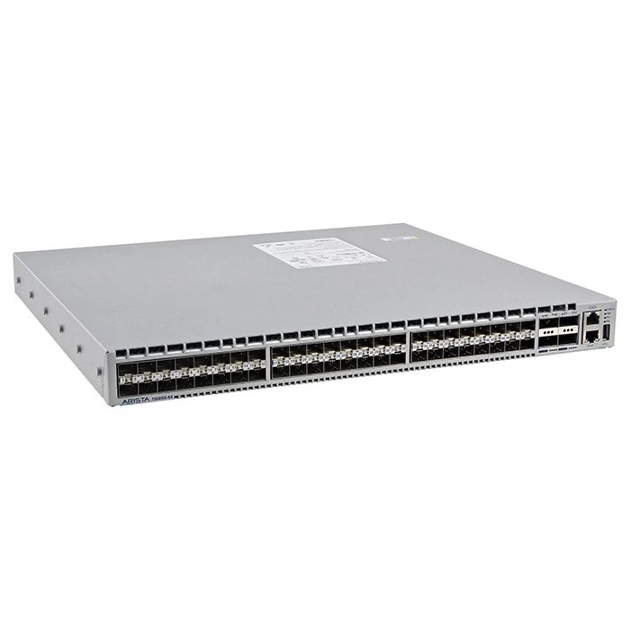 Arista 7050SX-64 | 7050X 48x SFP+ and 4x QSFP+ Switch No Fans No Power Supply (Requires Fan and PSU) Refurbished - Arista Networks (as it's a well-known brand in the refurbished available on Gotodirect