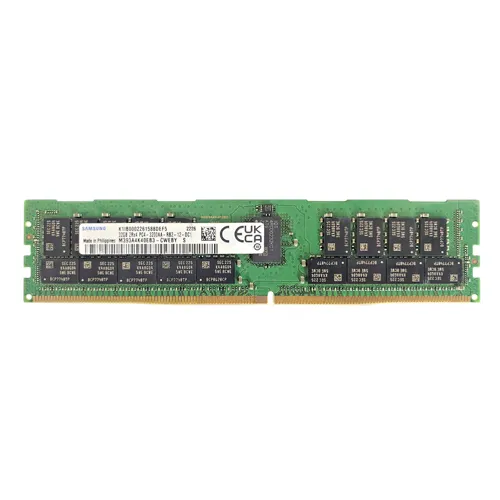 Samsung M393A4K40EB3-CWEBY | 32GB DDR4-3200MHz PC4-25600 ECC Registered RDIMM CL22 2Rx4 1.2V 288-Pin Memory Module Refurbished - Samsung refurbished available on Gotodirect